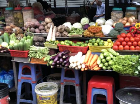 タンディン市場 写真② Chợ Tân Định