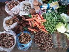 ベトナム北部・サムソン市のローカル市場と食卓