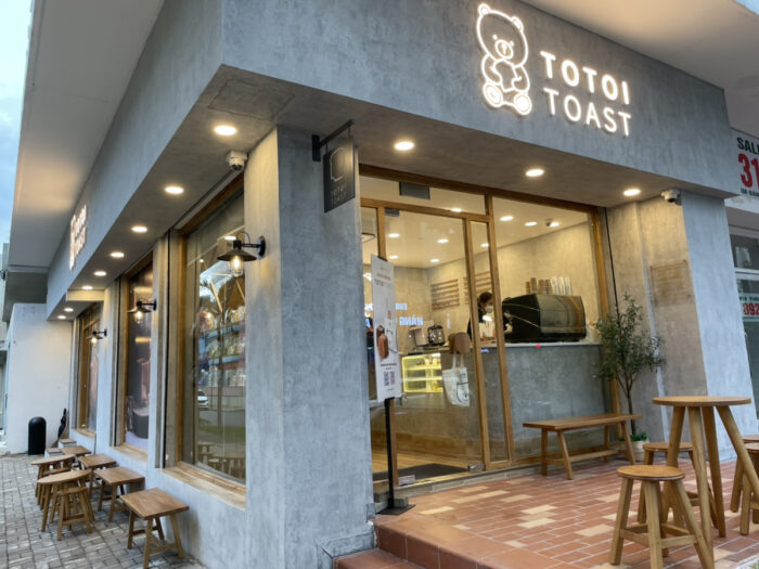 Totoi Toastのお店の外観