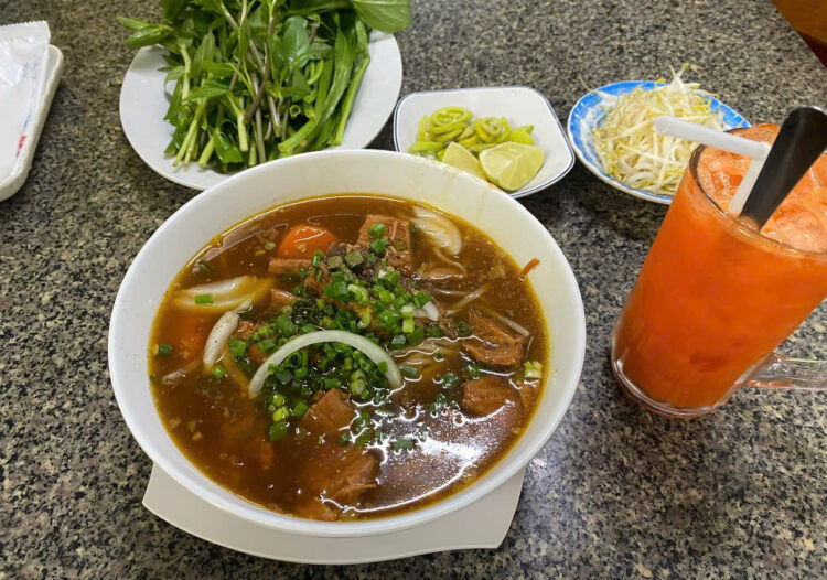 注文したPhở Bò Kho