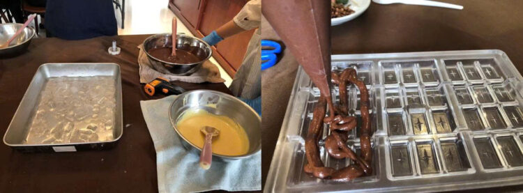 チョコ作り後半