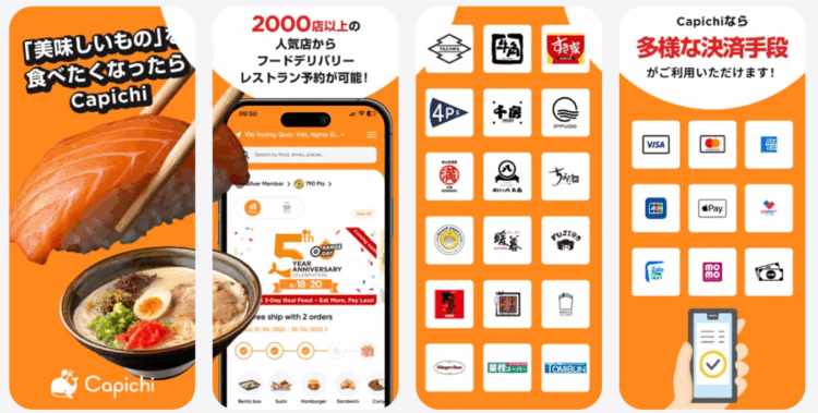 外食だけではない。食材配達までカバーする日系向けデリバリーアプリ「Capichi」